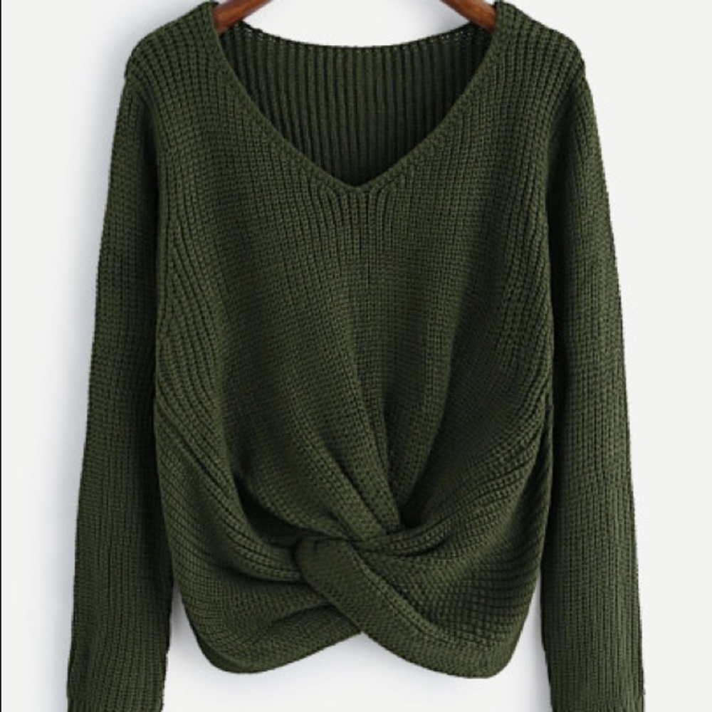 Olive Green Sweater